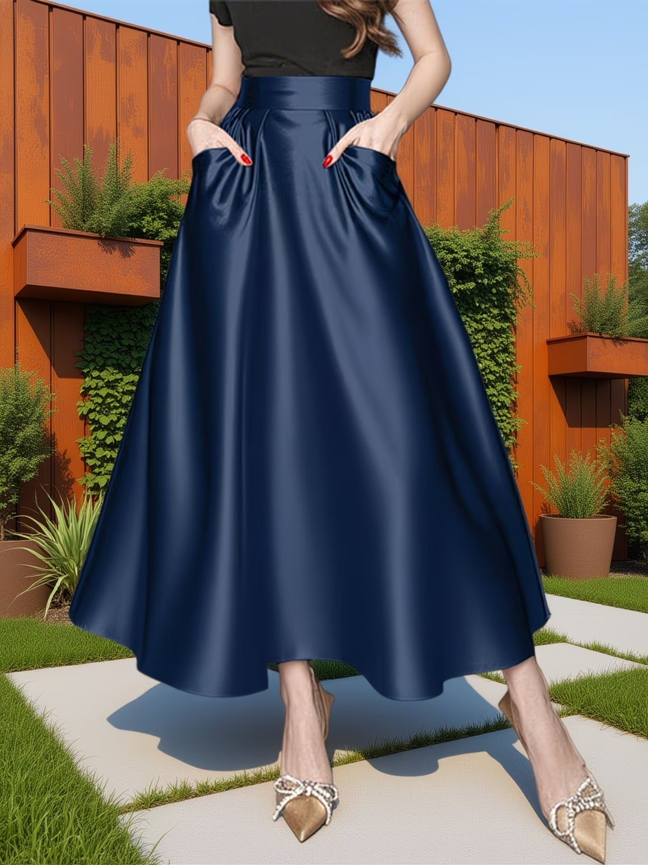 Women's Long Skirt-WS019