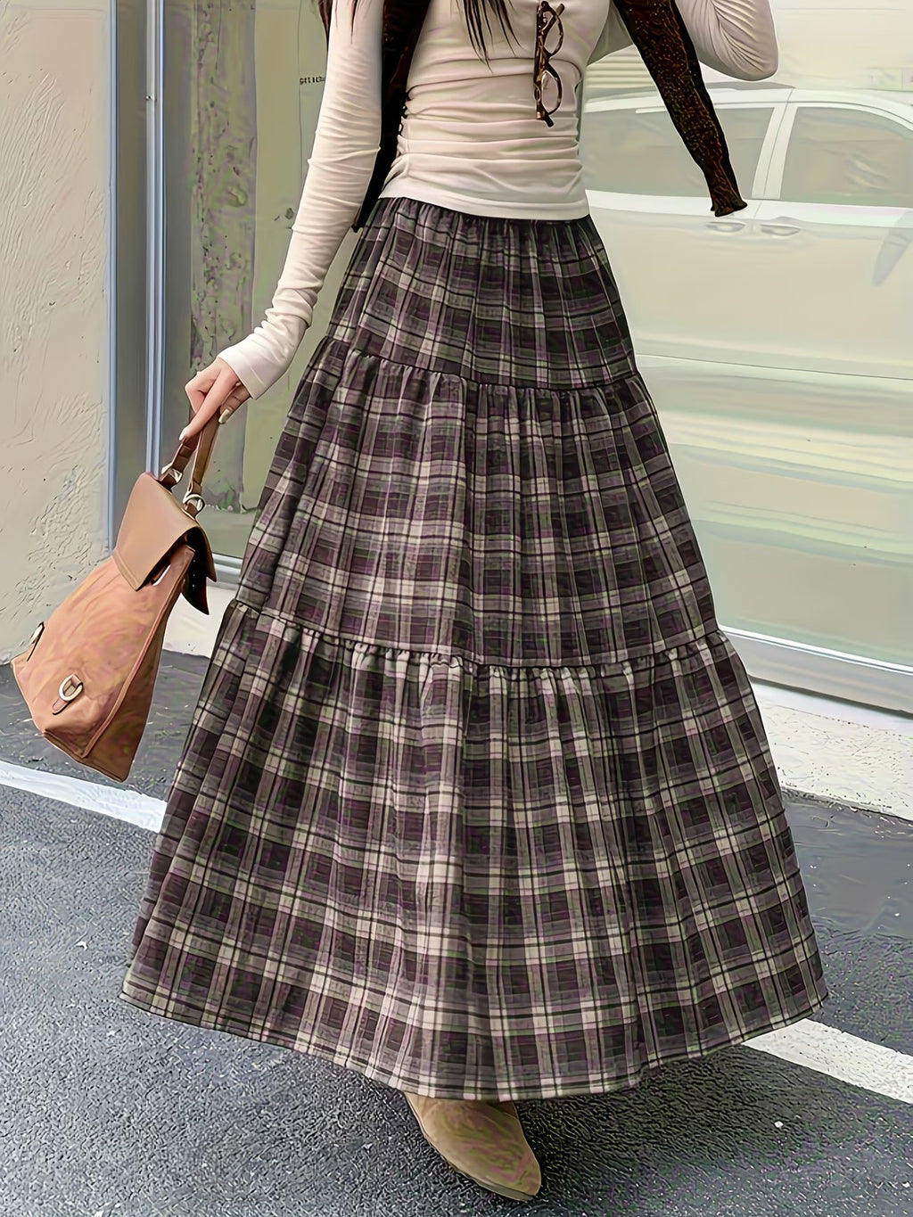 Women's Long Skirt-WS005