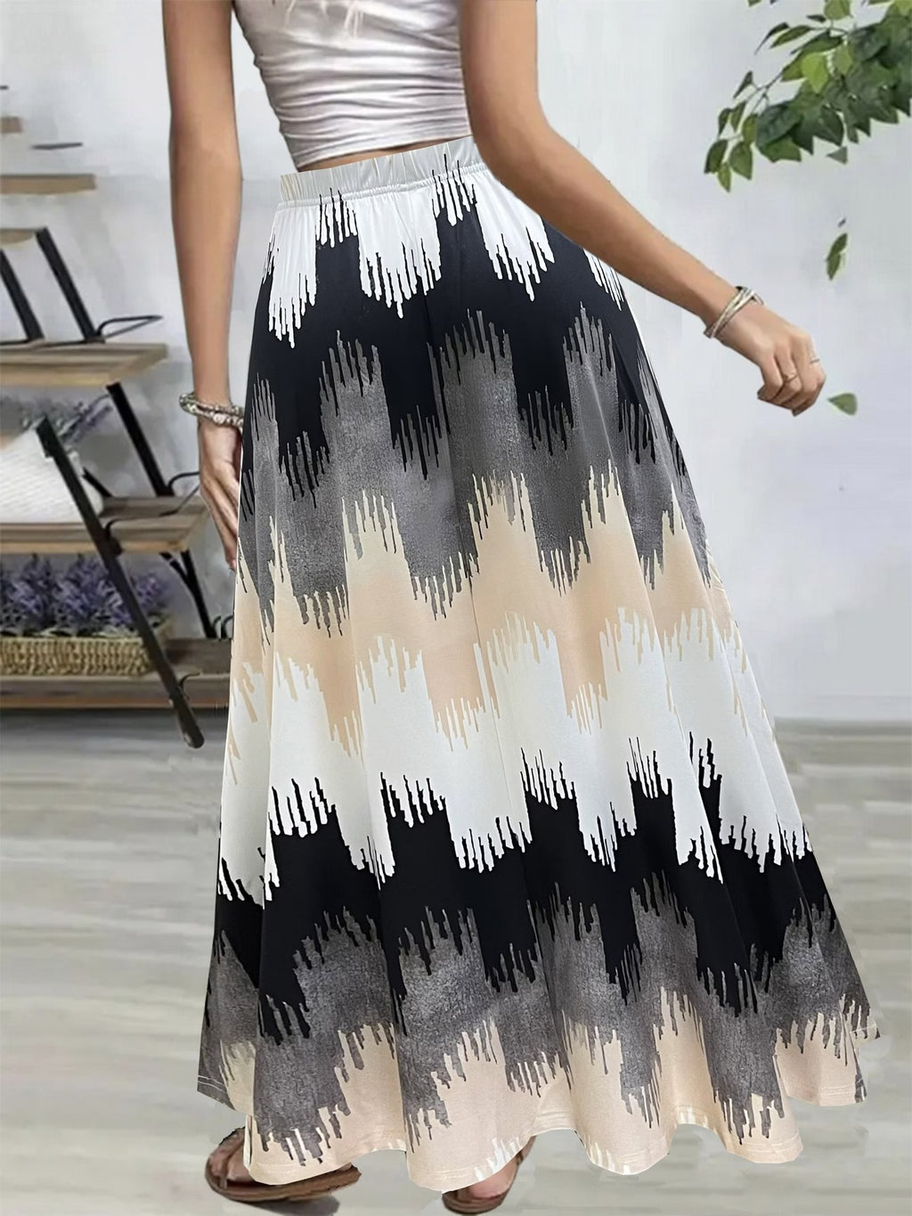 Women's Long Skirt-WS017