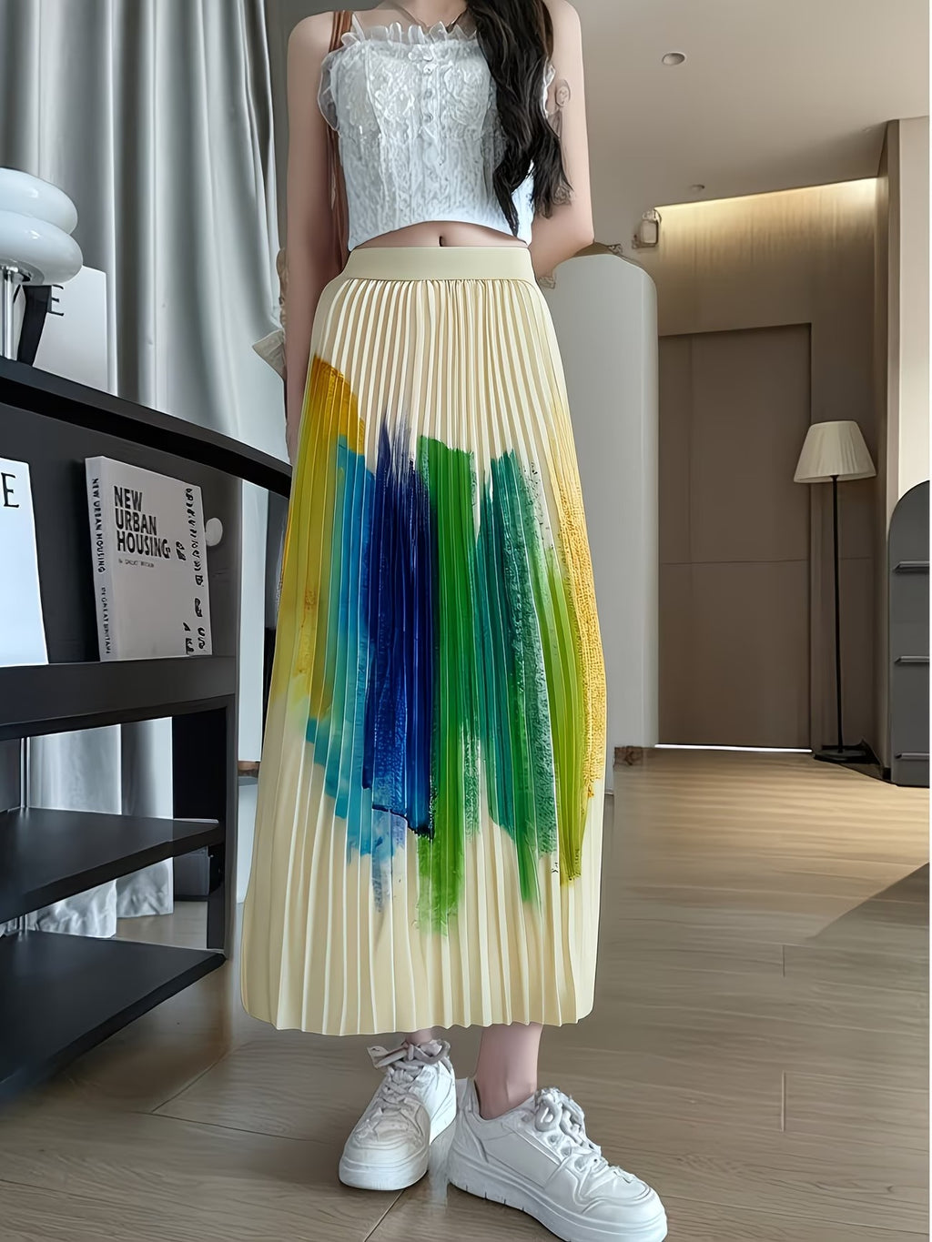 Women's Long Skirt-WS021