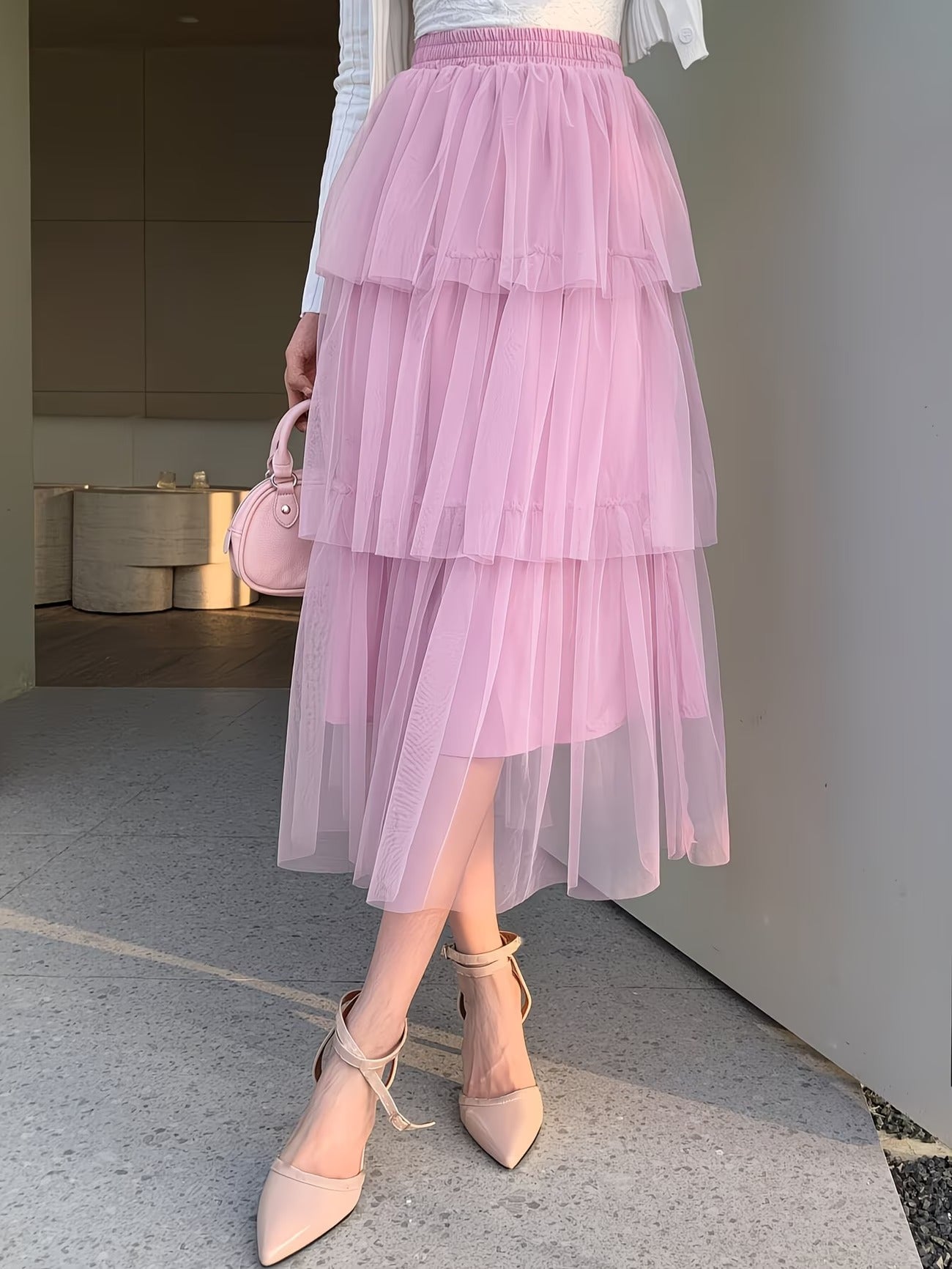 Women's Long Skirt-WS022