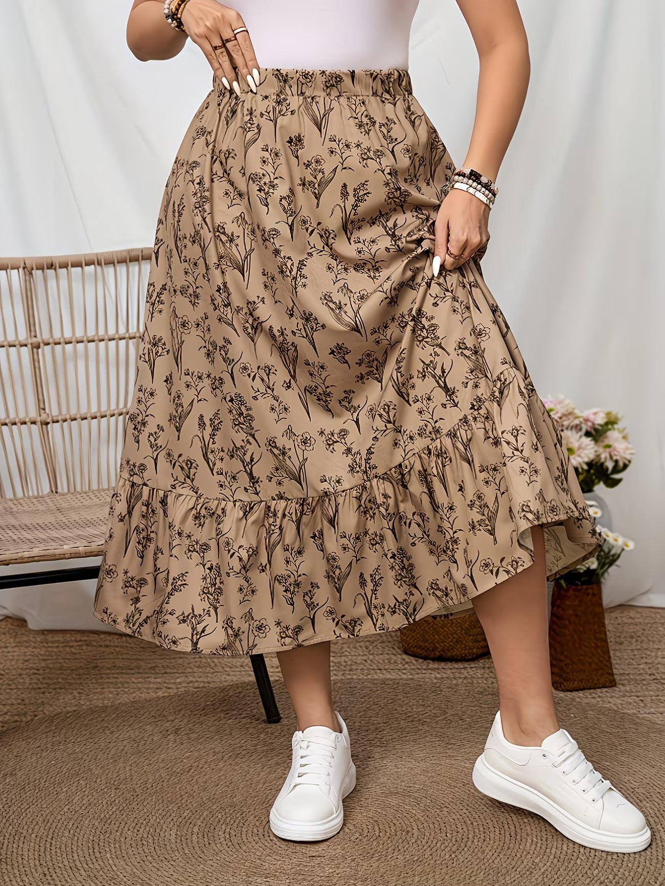 Women's Long Skirt-WS016