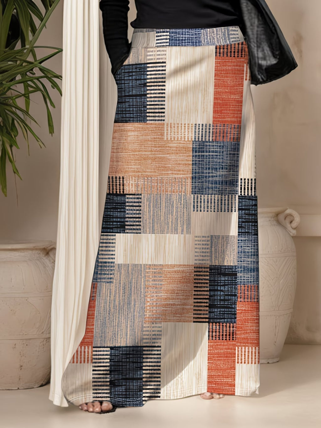 Women's Long Skirt-WS012