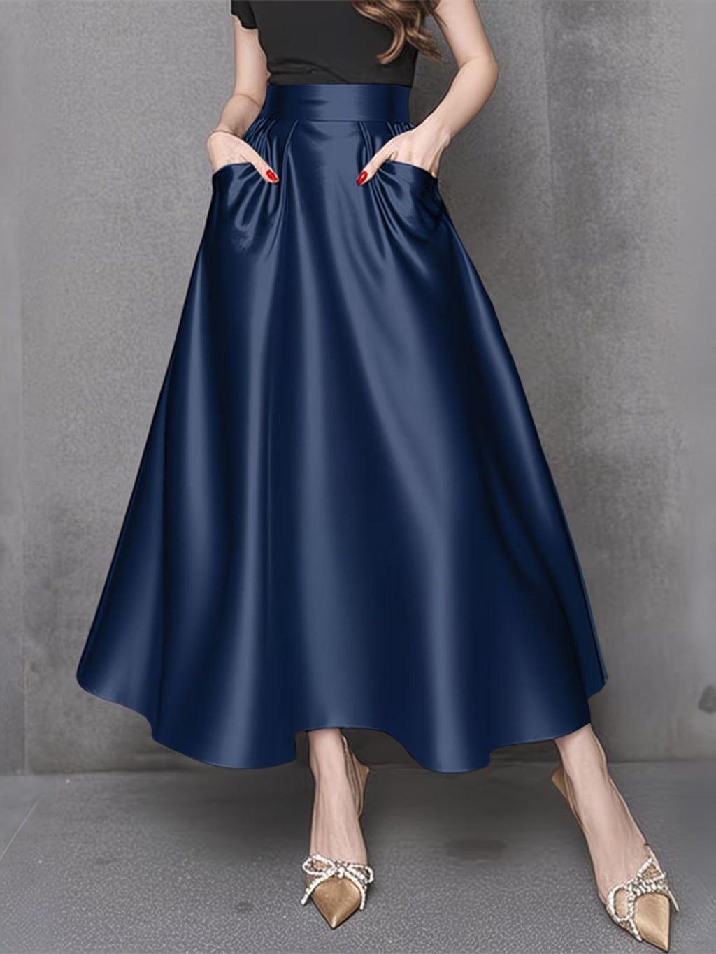 Women's Long Skirt-WS019