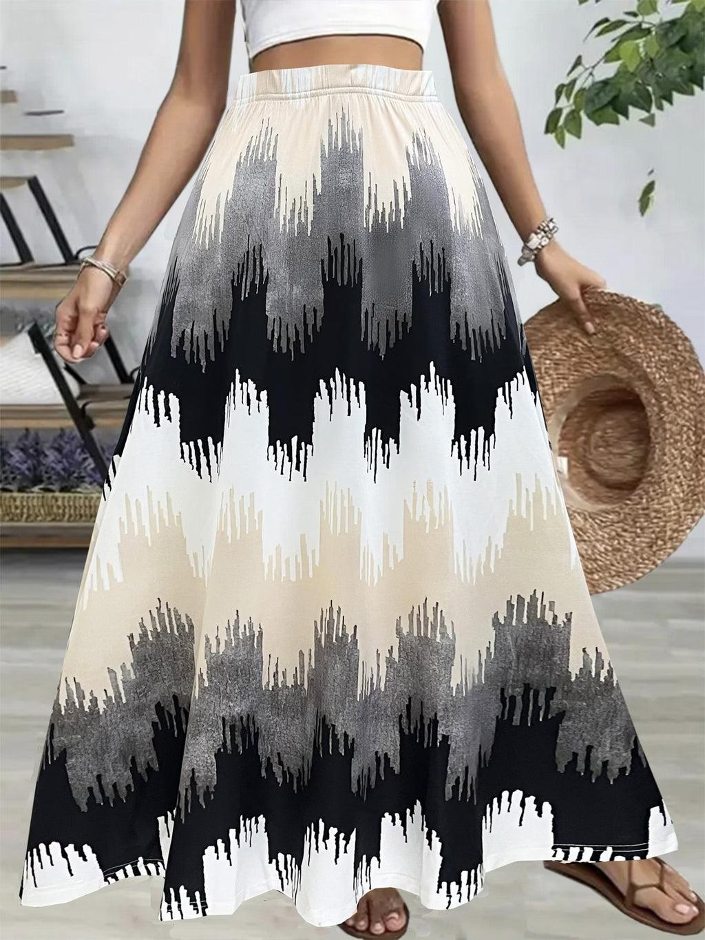 Women's Long Skirt-WS017