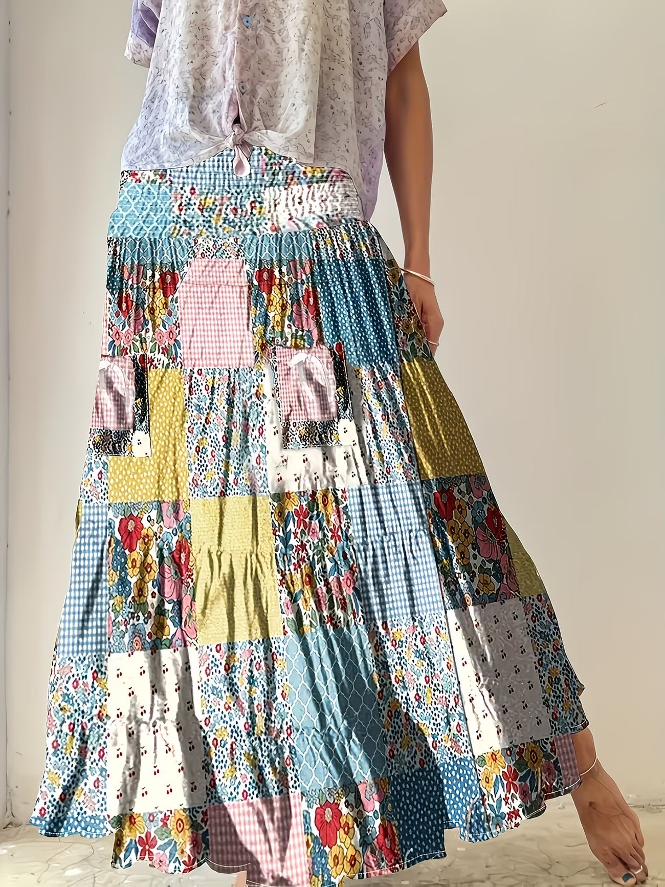 Women's Long Skirt-WS030