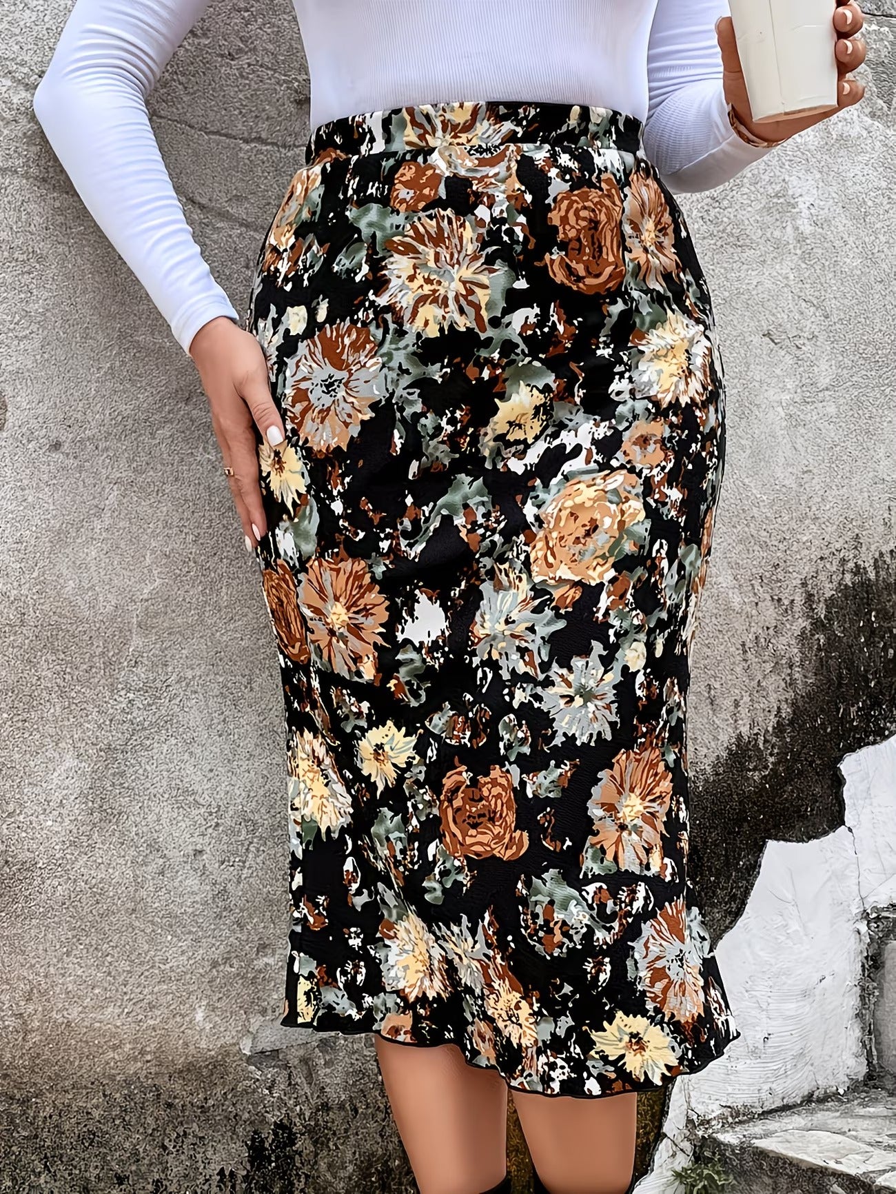 Women's Long Skirt-WS029