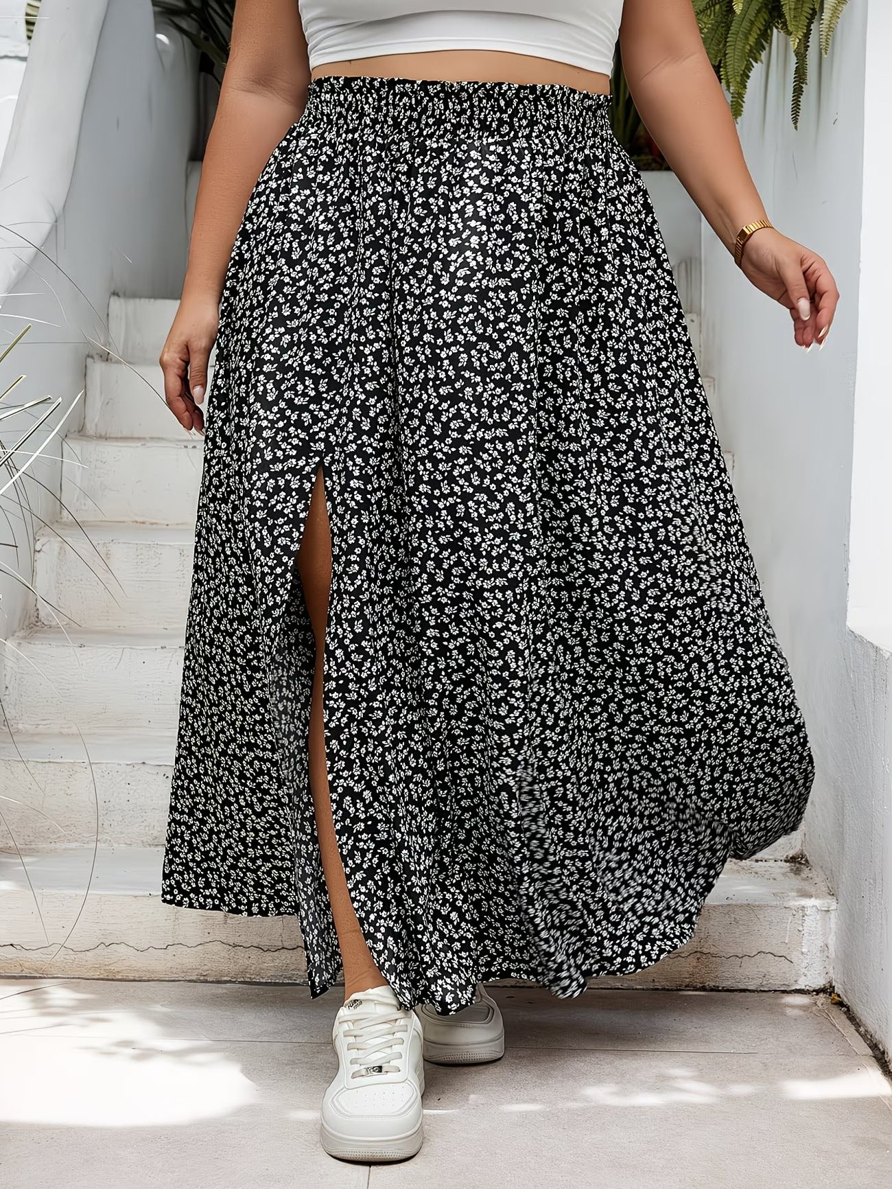 Women's Long Skirt-WS034