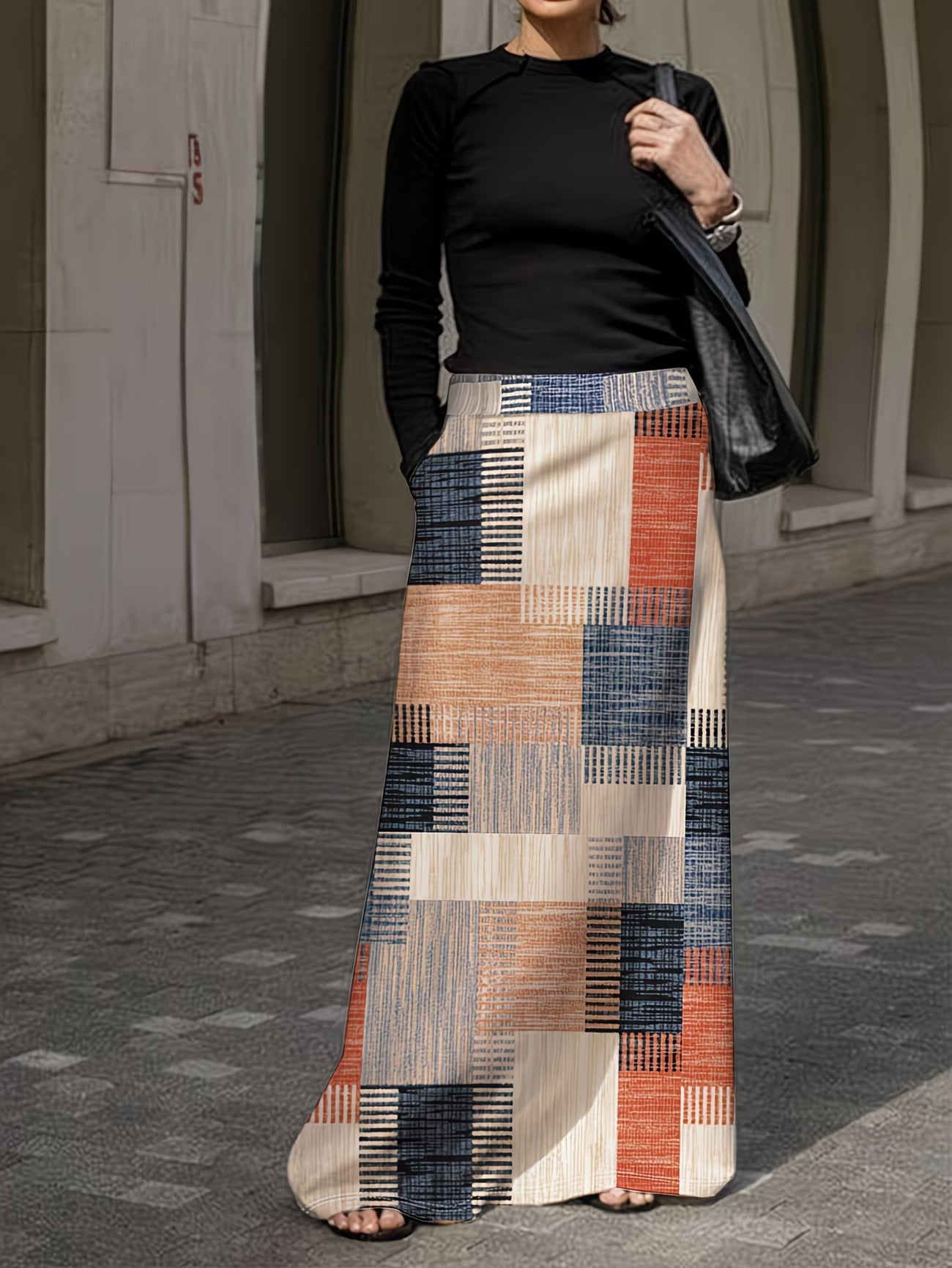 Women's Long Skirt-WS012