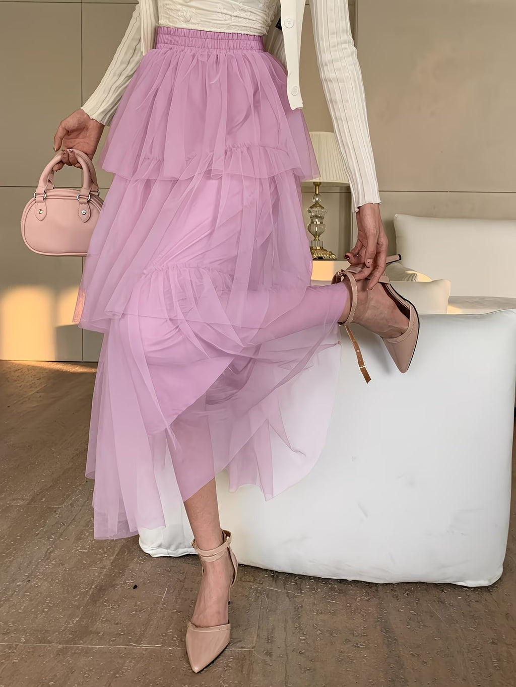 Women's Long Skirt-WS022