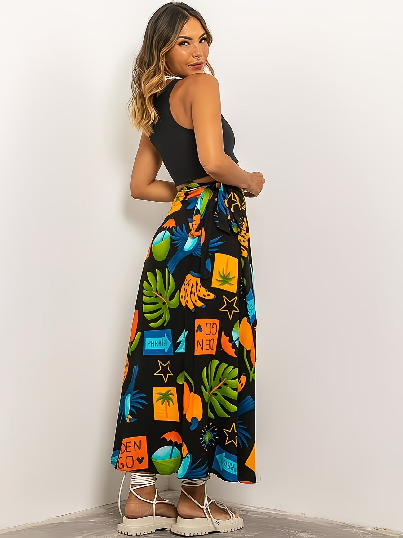 Women's Long Skirt-WS010