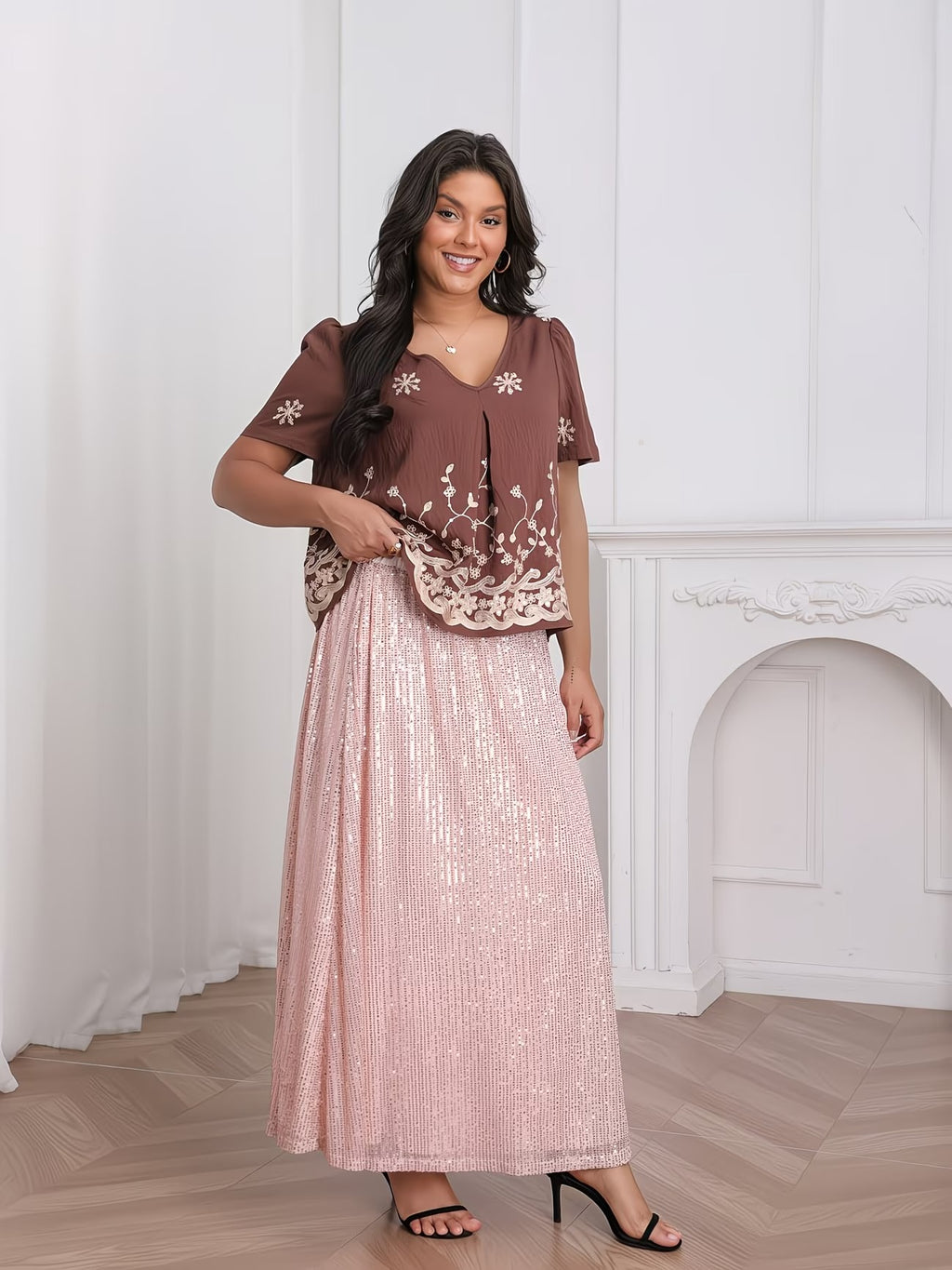 Women's Long Skirt-WS018