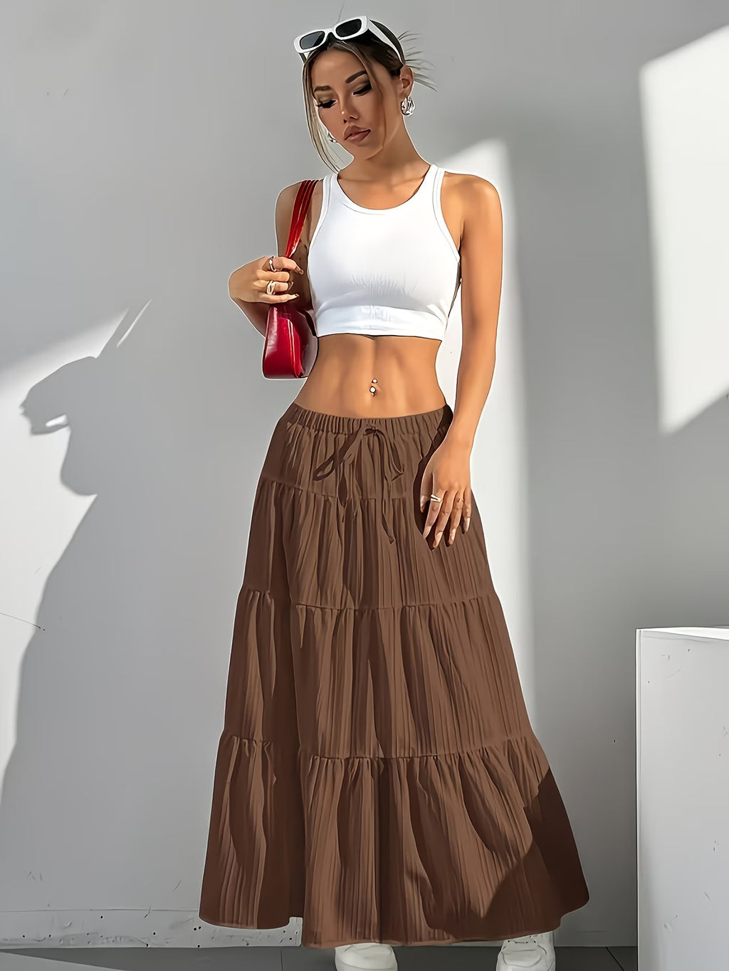 Women's Long Skirt-WS009