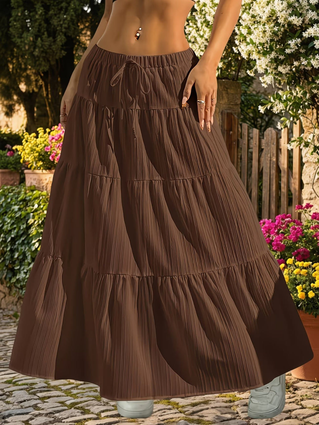 Women's Long Skirt-WS009