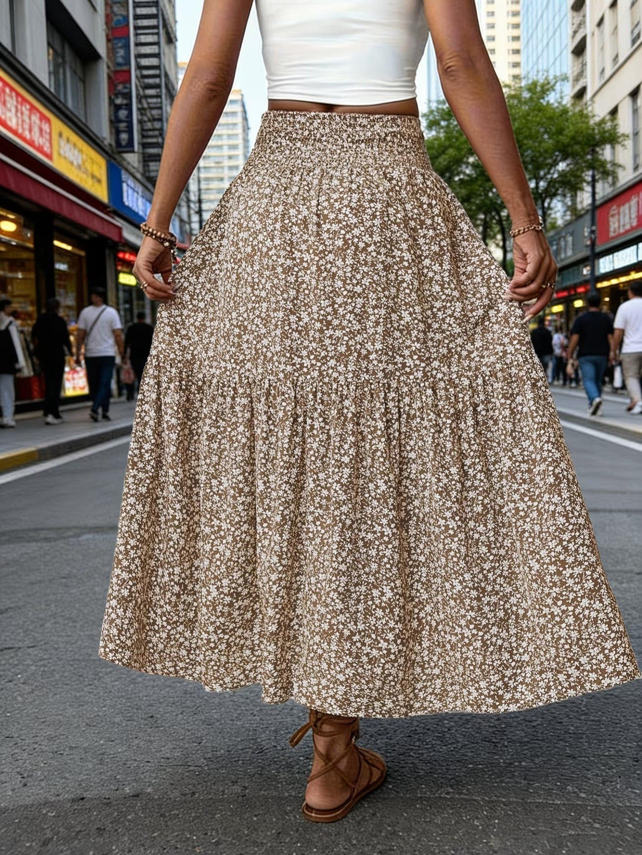 Women's Long Skirt-WS002