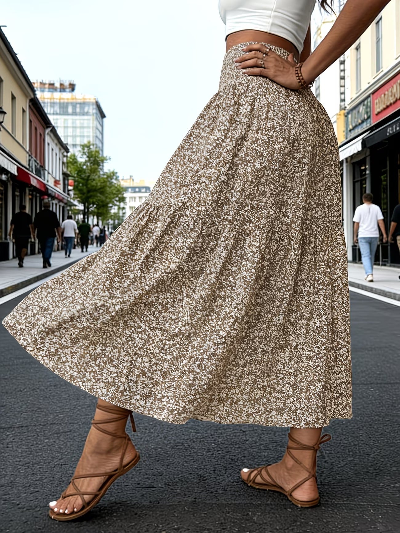 Women's Long Skirt-WS002