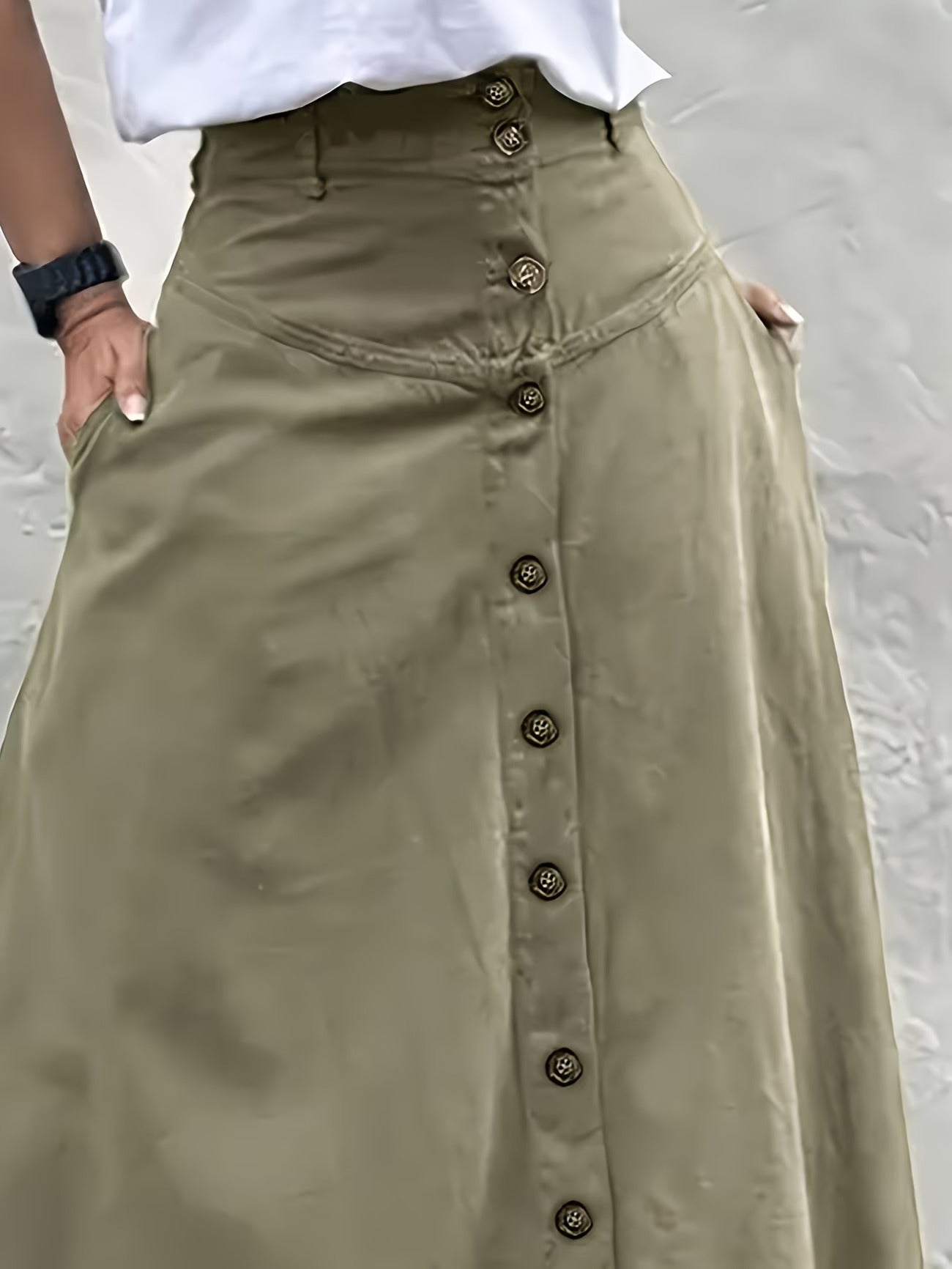 Women's Long Skirt-WS044