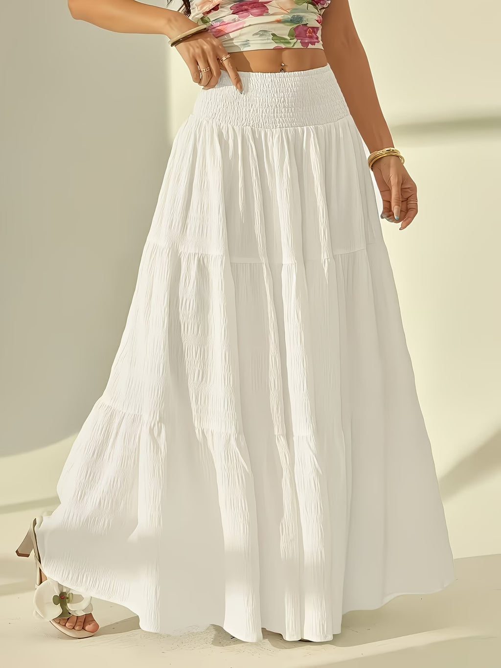 Women's Long Skirt-WS040