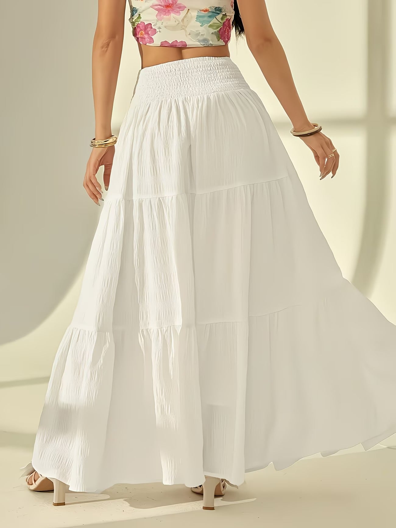 Women's Long Skirt-WS040