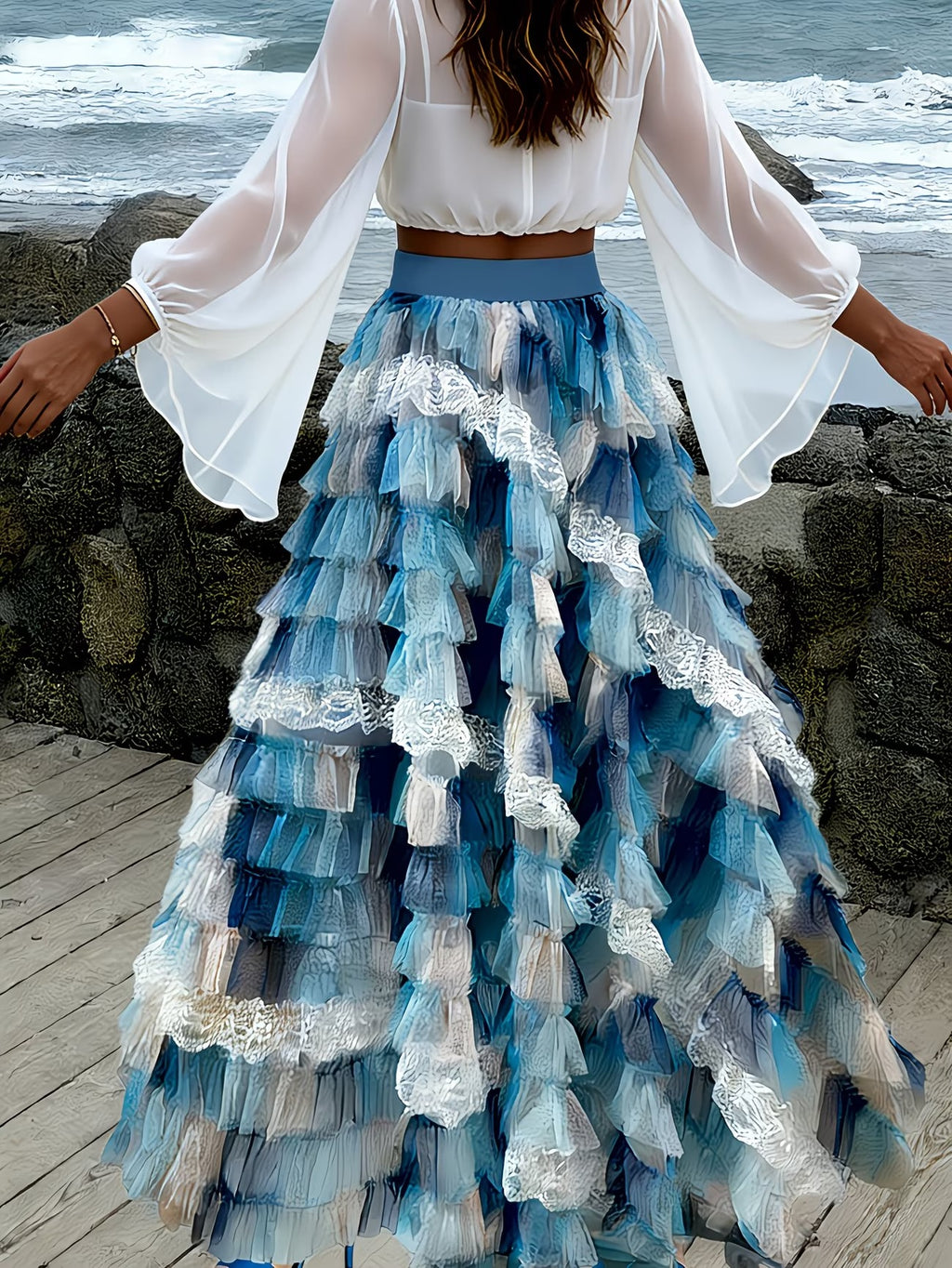 Women's Long Skirt-WS024