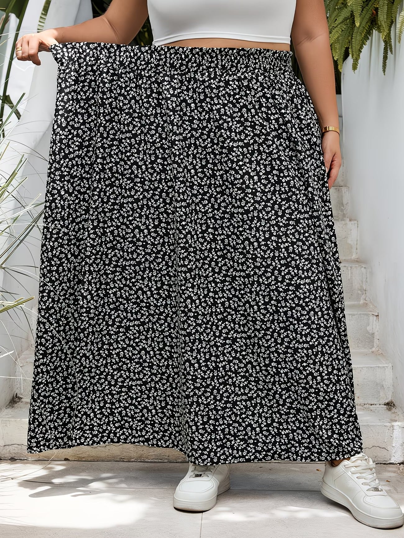 Women's Long Skirt-WS034