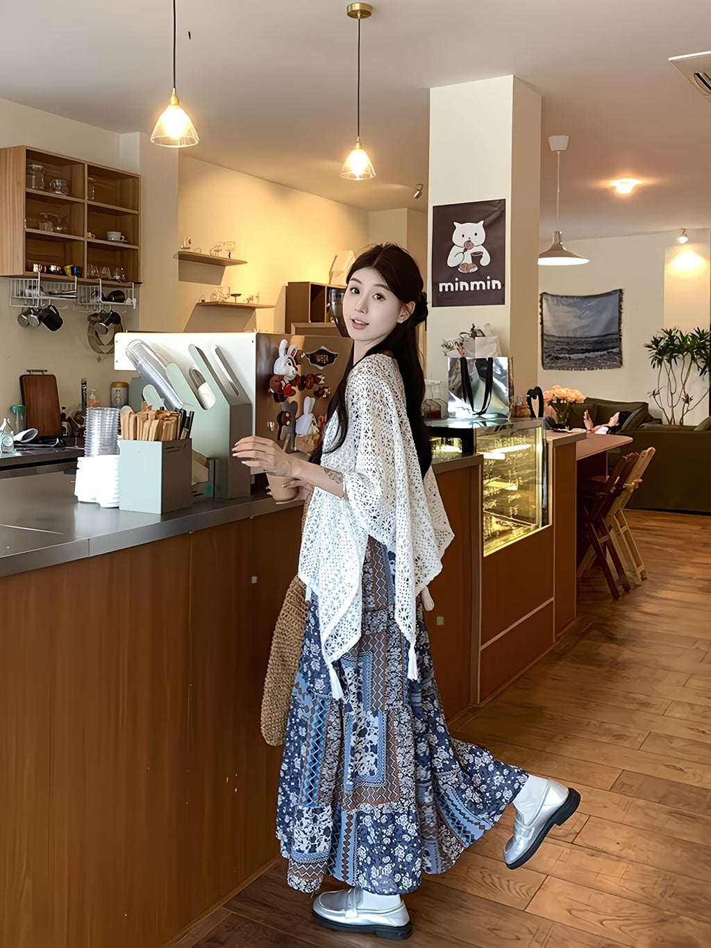 Women's Long Skirt-WS023