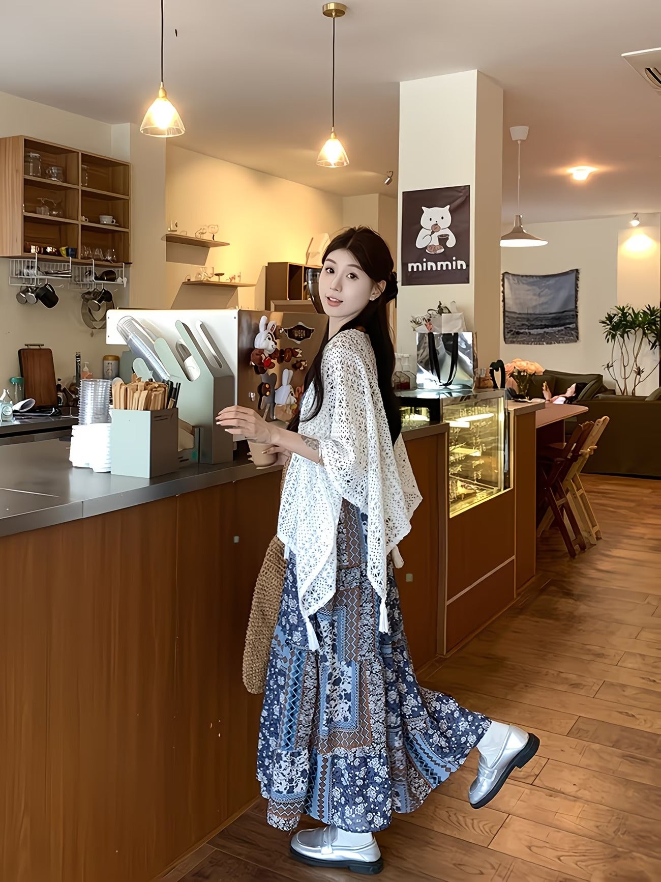 Women's Long Skirt-WS023