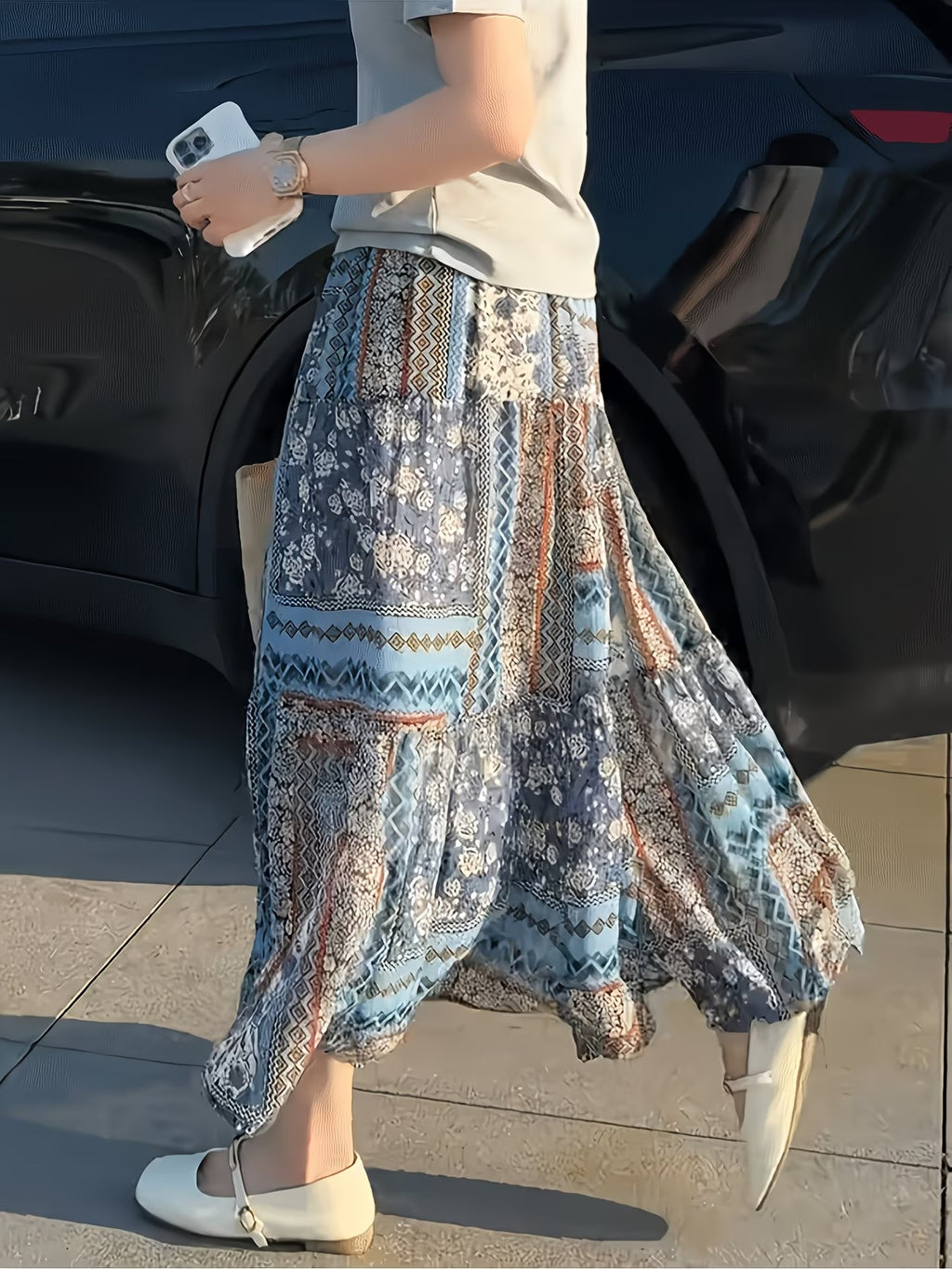 Women's Long Skirt-WS023