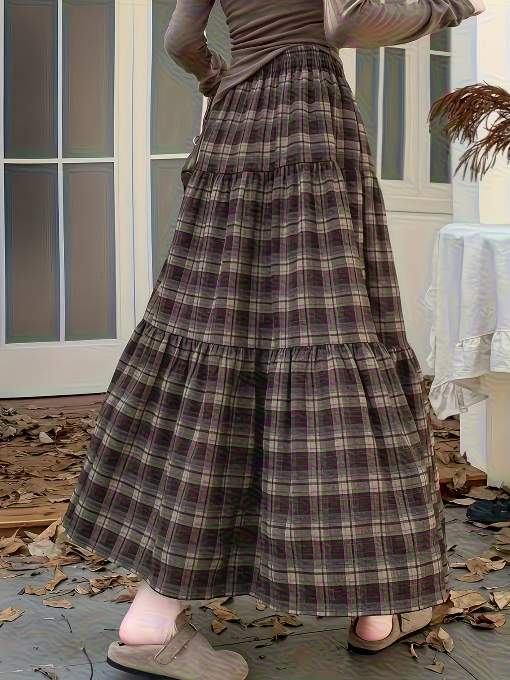 Women's Long Skirt-WS005