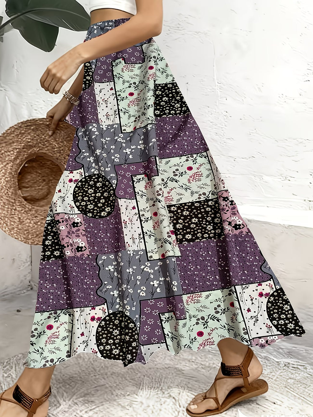 Women's Long Skirt-WS004