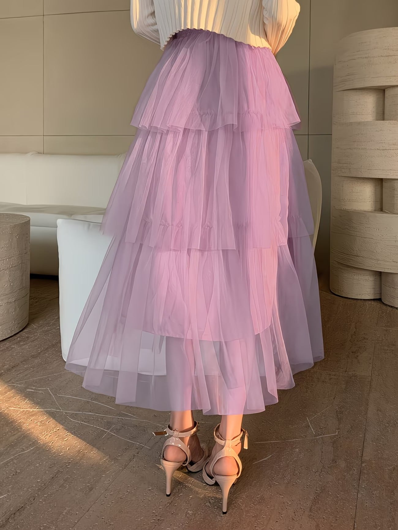 Women's Long Skirt-WS022