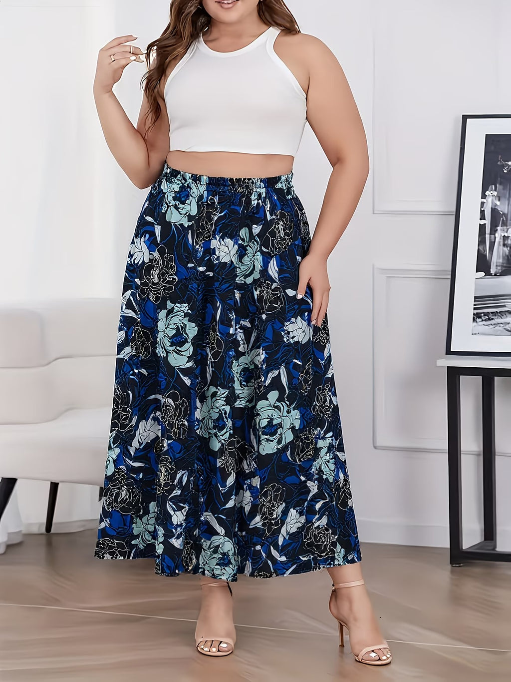 Women's Long Skirt-WS003
