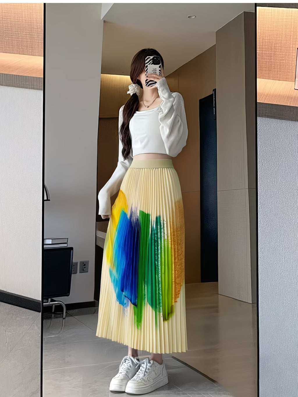 Women's Long Skirt-WS021