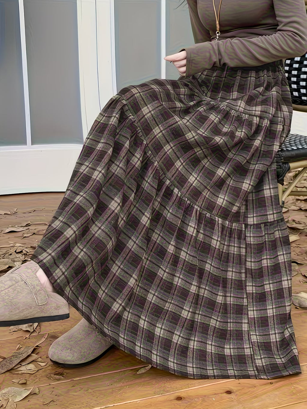 Women's Long Skirt-WS005